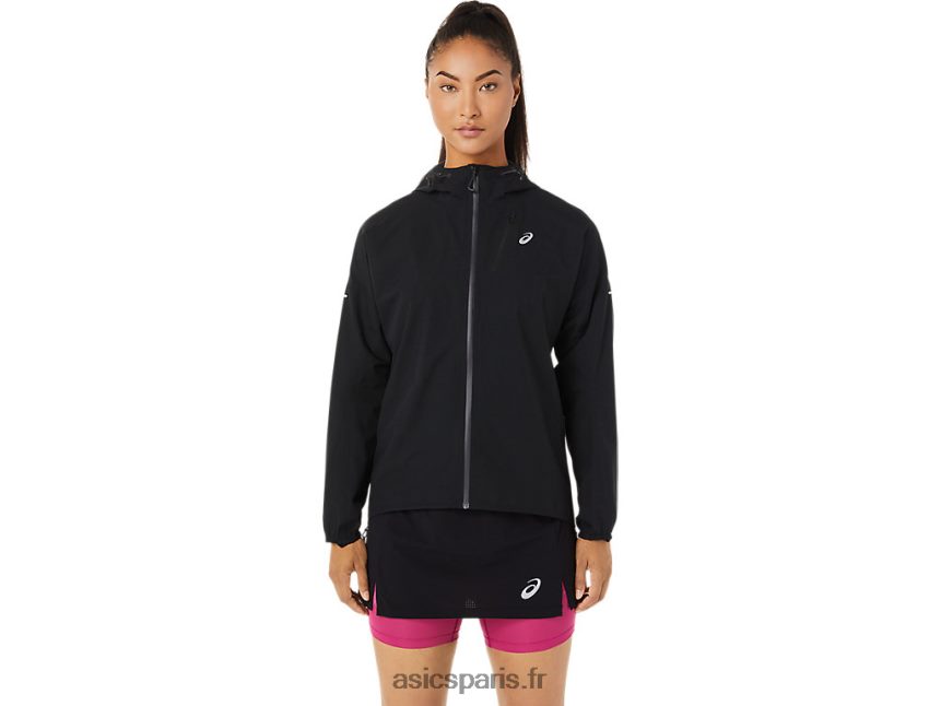 femmes Asics veste imperméable fujitrail BXL8B23482 performance noir