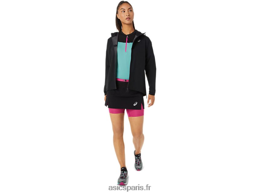 femmes Asics veste imperméable fujitrail BXL8B23482 performance noir