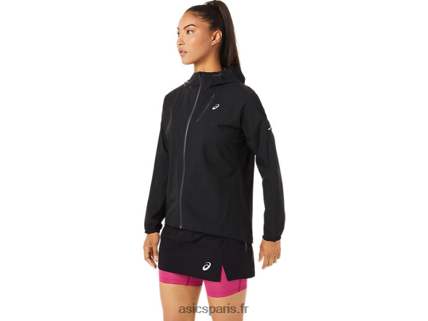 femmes Asics veste imperméable fujitrail BXL8B23482 performance noir