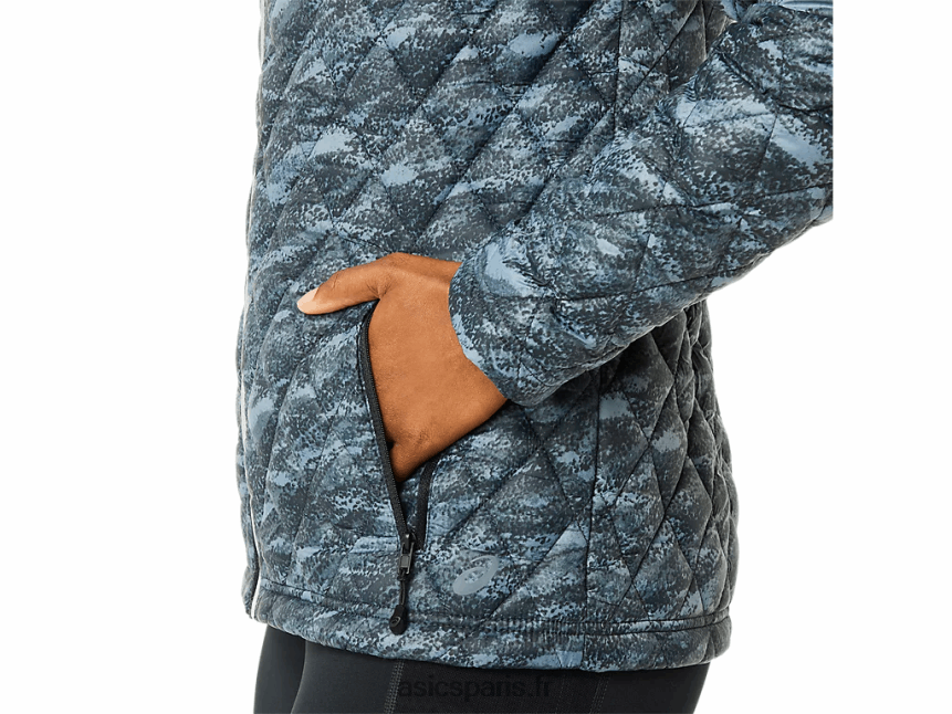 femmes Asics veste isolante performante BXL8B23698 imprimé métropole/lumières vives