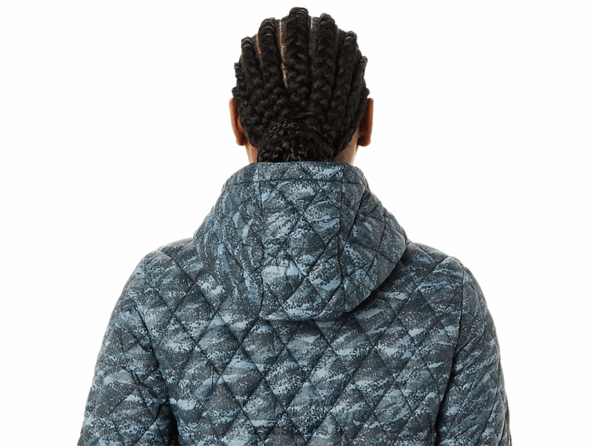 femmes Asics veste isolante performante BXL8B23698 imprimé métropole/lumières vives