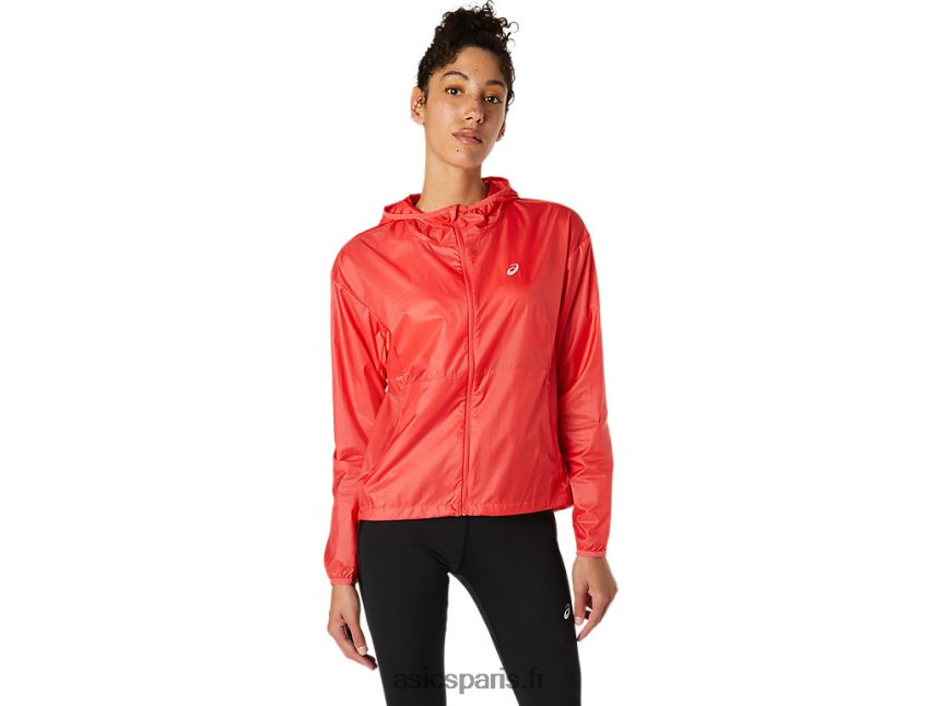 femmes Asics veste kasane solide BXL8B23849 pamplemousse rose