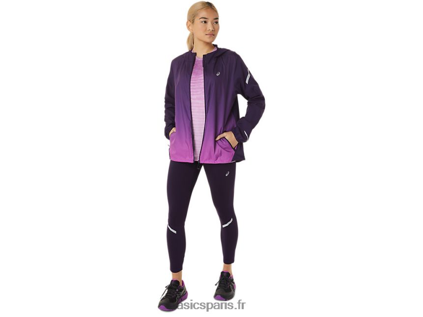 femmes Asics veste lite-show BXL8B22790 ombre nocturne/orchidée