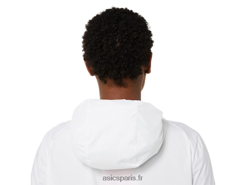 femmes Asics veste lite-show BXL8B23270 blanc brillant/vert citron