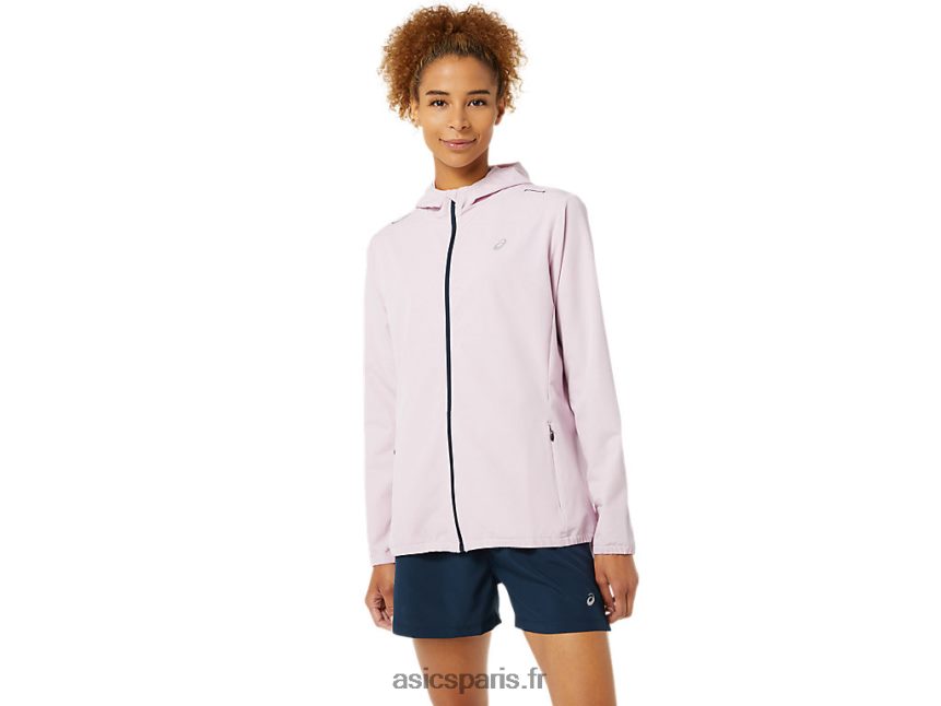 femmes Asics veste prêt-à-porter BXL8B23338 légèrement rose/bleu français