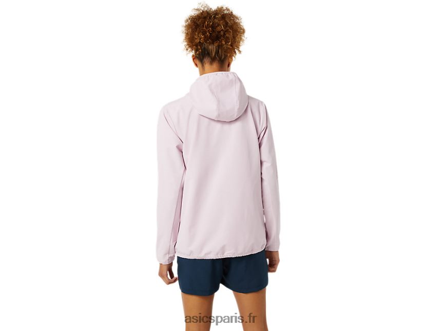 femmes Asics veste prêt-à-porter BXL8B23338 légèrement rose/bleu français