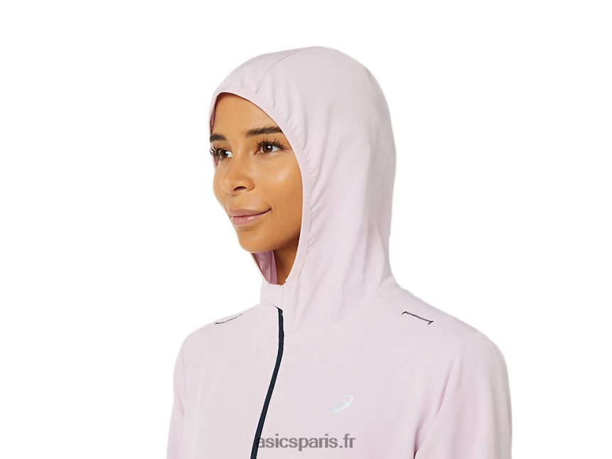 femmes Asics veste prêt-à-porter BXL8B23338 légèrement rose/bleu français