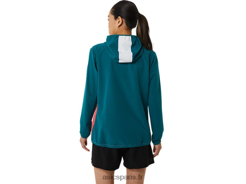 femmes Asics veste ready-set color block wch BXL8B23212 multi