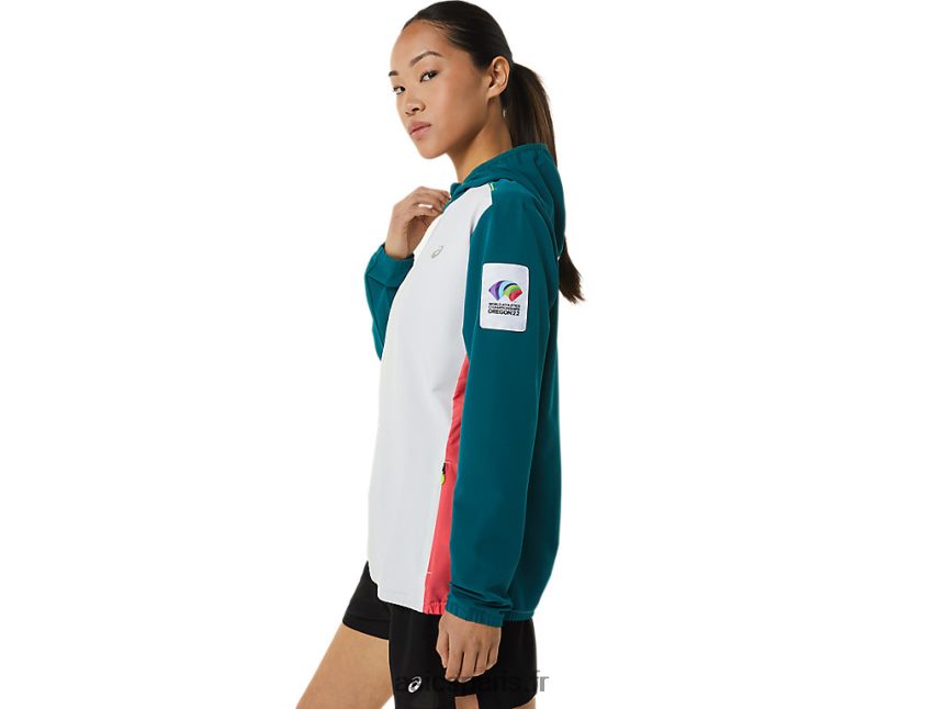 femmes Asics veste ready-set color block wch BXL8B23212 multi