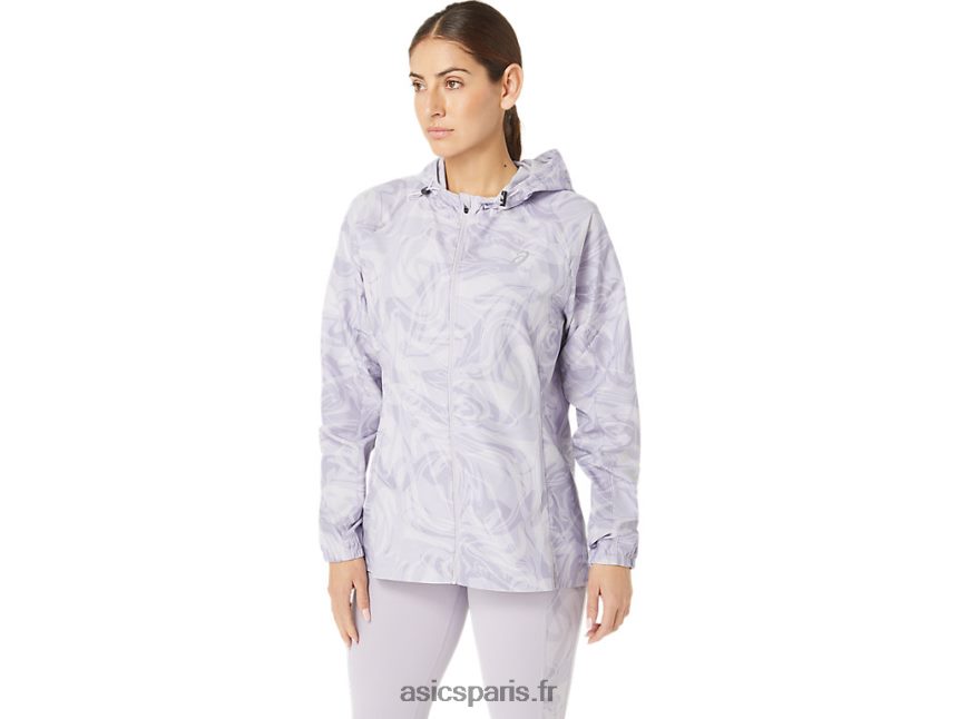 femmes Asics veste repliable pr lyte BXL8B22318 goutte de sumi violet crépuscule