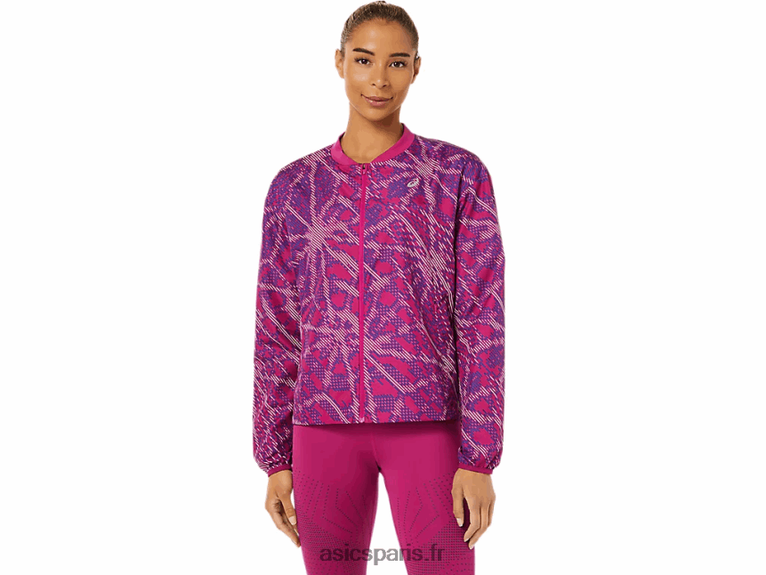 femmes Asics veste sakura BXL8B23326 yo zakura aop