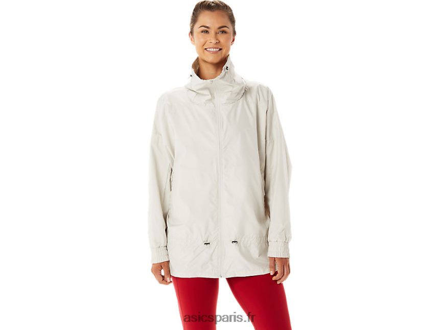 femmes Asics veste tissée movekoyo BXL8B22776 gris fumé