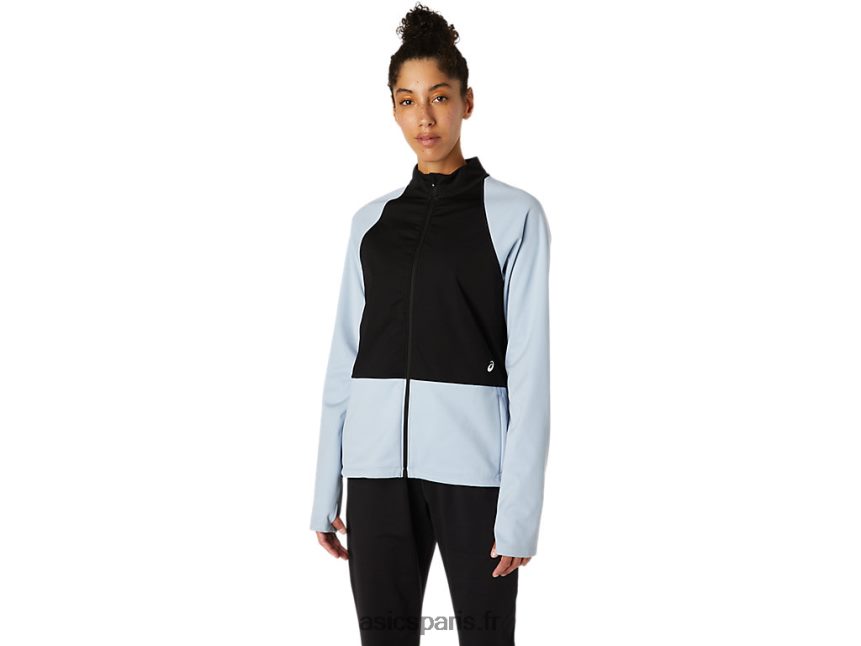 femmes Asics veste zippée thermostorm BXL8B23638 brume/noir de performance