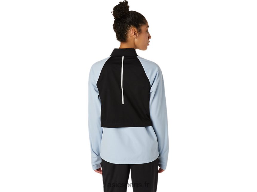 femmes Asics veste zippée thermostorm BXL8B23638 brume/noir de performance