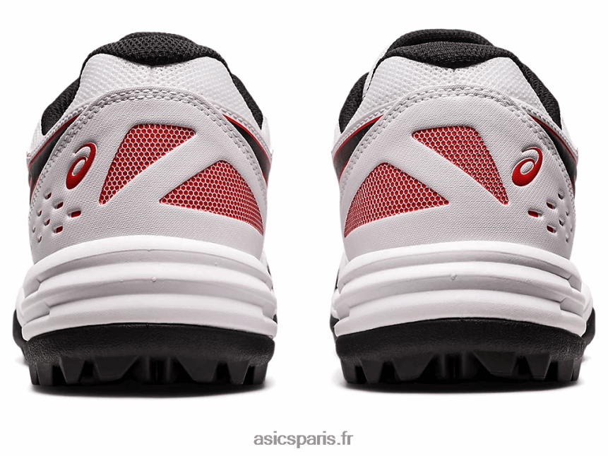 Hommes Asics champ létal de gel BXL8B21196 blanc/rouge classique