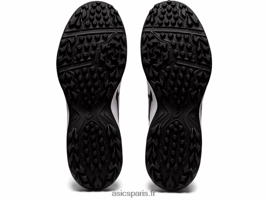 Hommes Asics champ létal de gel BXL8B21198 blanc noir