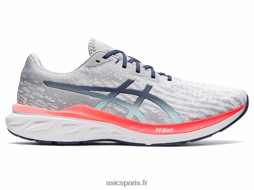 Hommes Asics Dynablast 2 BXL8B21441 gris glacier/bleu tonnerre