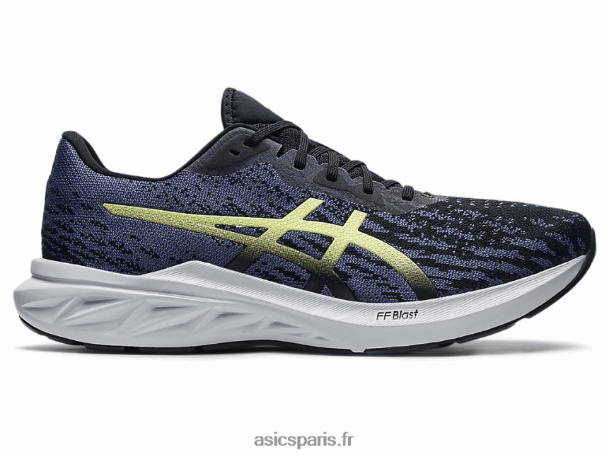 Hommes Asics Dynablast 2 BXL8B21732 noir/jaune brillant