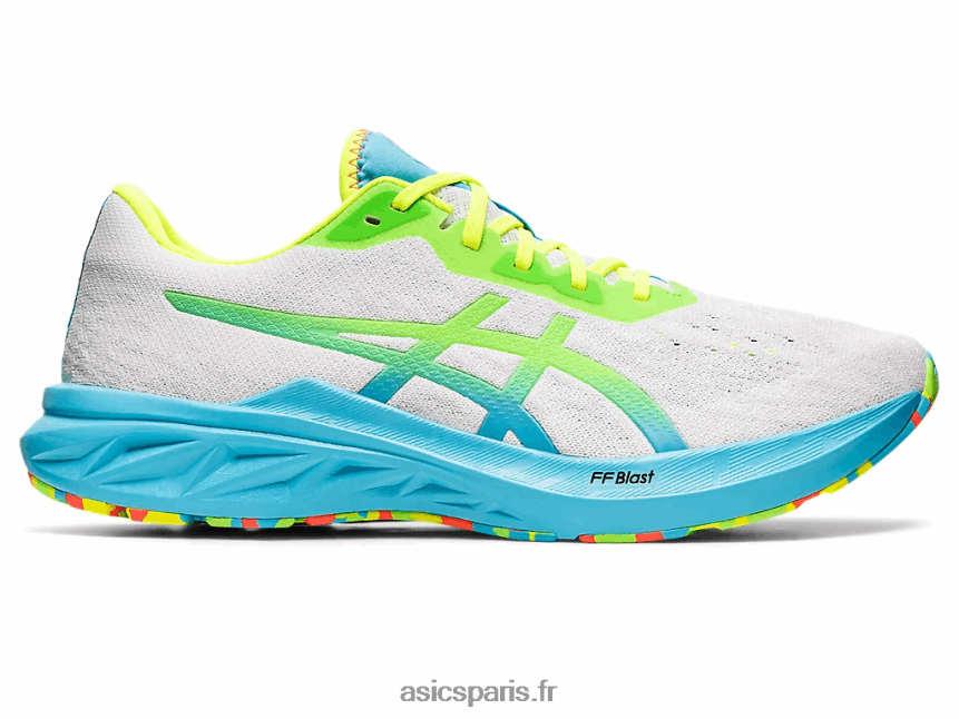 Hommes Asics Dynablast 2 BXL8B21738 gecko blanc/vert