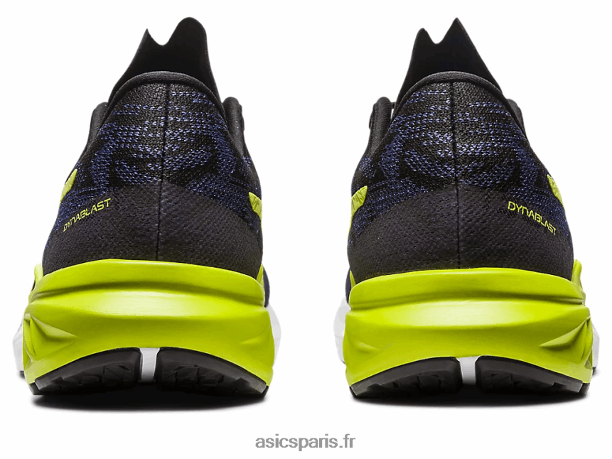 Hommes Asics Dynablast 3 BXL8B2264 noir/zeste de citron vert