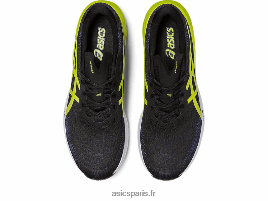 Hommes Asics Dynablast 3 BXL8B2264 noir/zeste de citron vert