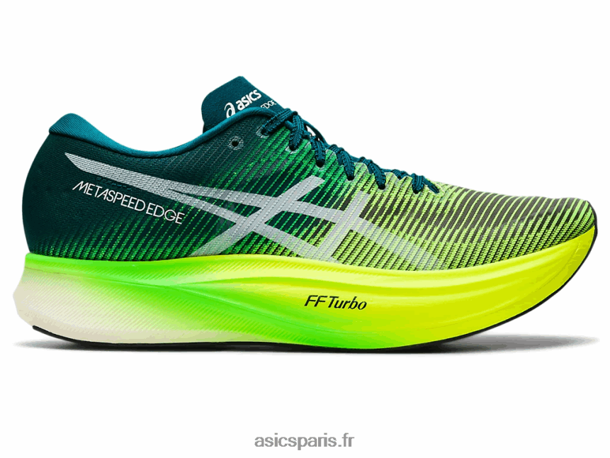 Hommes Asics bord métavitesse + BXL8B21253 pin velours/jaune sécurité