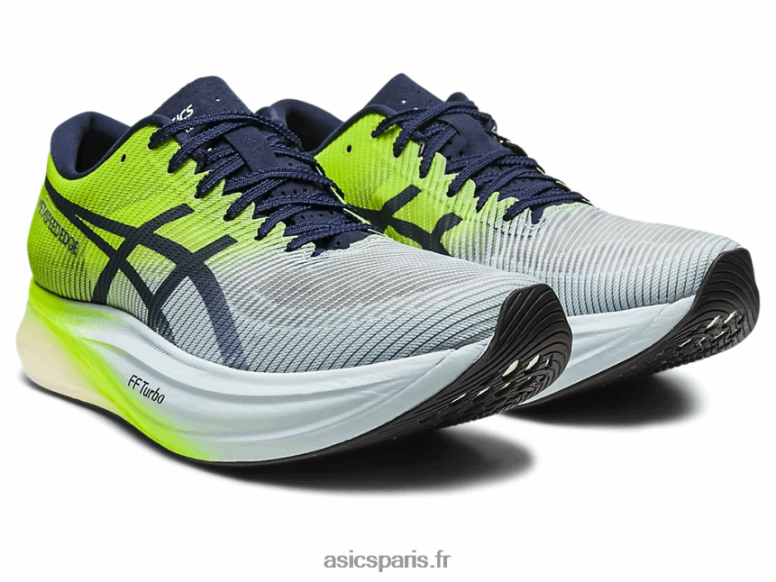 Hommes Asics bord métavitesse + BXL8B2152 vert ciel/risque