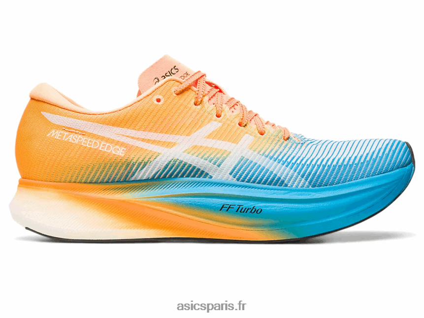 Hommes Asics bord métavitesse + BXL8B2613 bleu île/orange pop