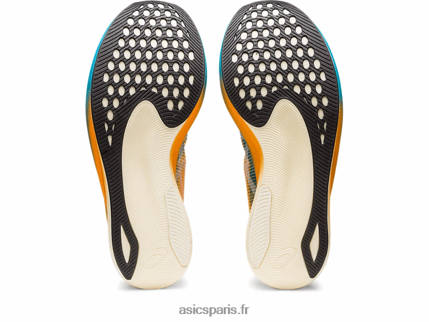 Hommes Asics bord métavitesse + BXL8B2613 bleu île/orange pop