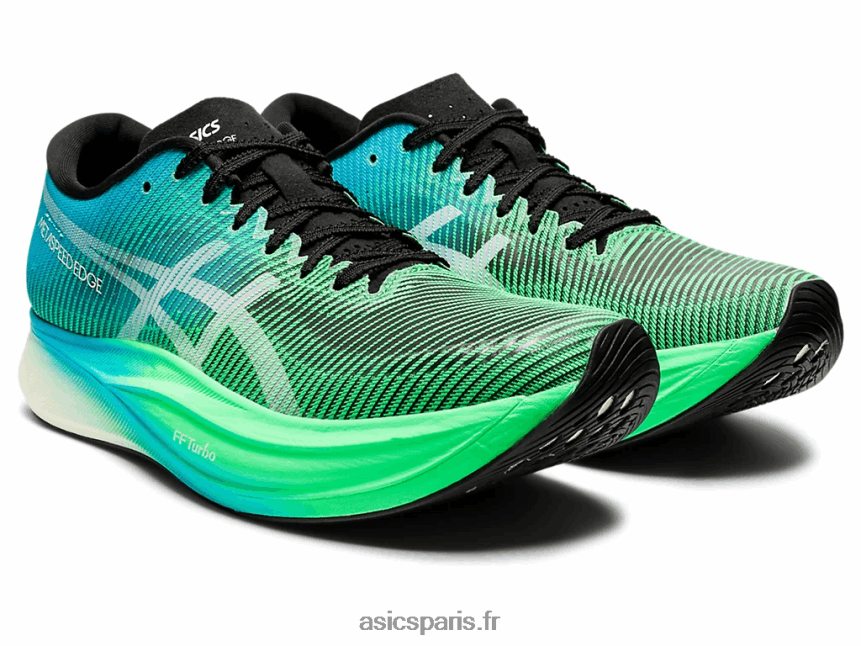 Hommes Asics bord métavitesse + BXL8B2813 noir/nouvelle feuille