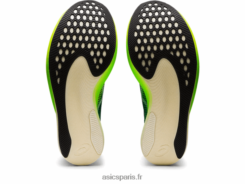 Hommes Asics ciel métavitesse+ BXL8B21254 pin velours/jaune sécurité