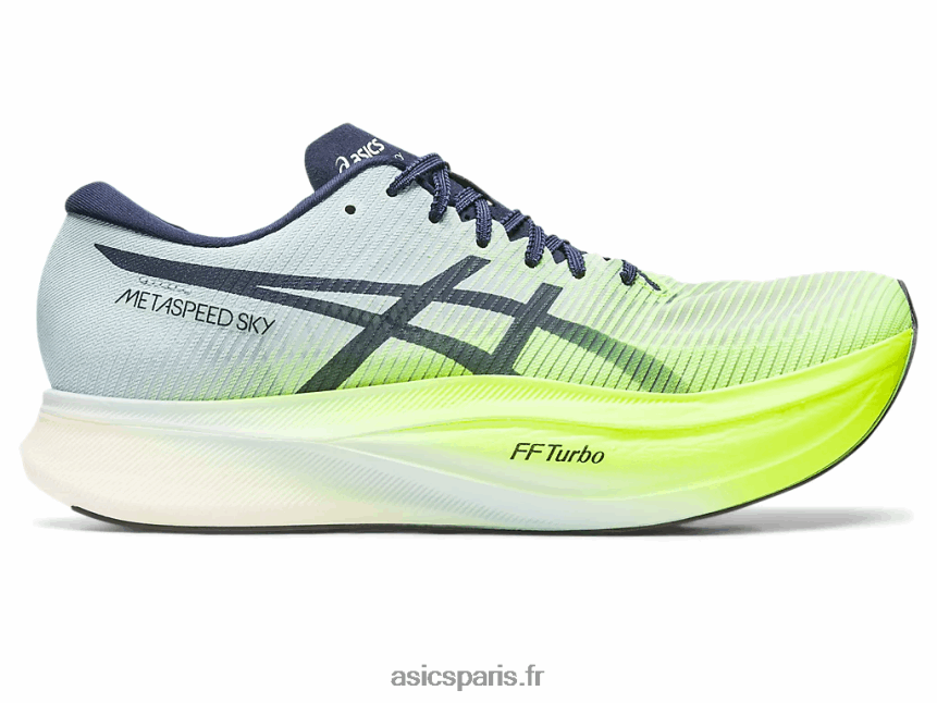 Hommes Asics ciel métavitesse+ BXL8B2151 danger vert/ciel