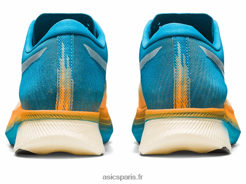 Hommes Asics ciel métavitesse BXL8B2281 orange pop/bleu île
