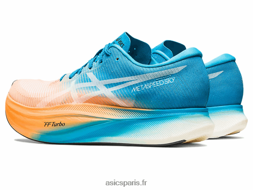 Hommes Asics ciel métavitesse+ BXL8B2586 orange pop/bleu île