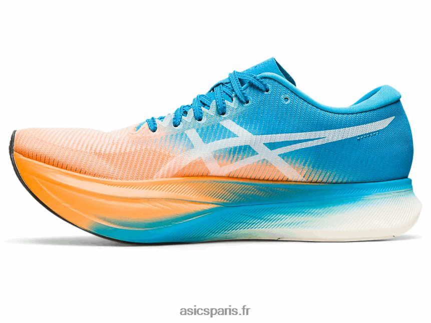 Hommes Asics ciel métavitesse+ BXL8B2586 orange pop/bleu île