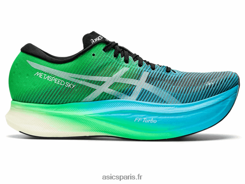Hommes Asics ciel métavitesse+ BXL8B2877 noir/nouvelle feuille