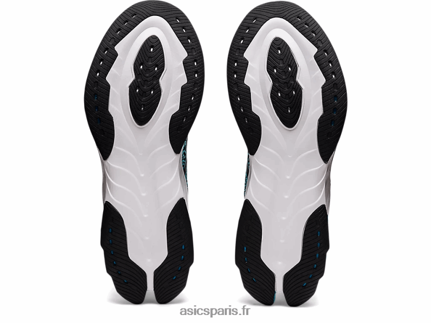 Hommes Asics explosion de gel-kinsei BXL8B21510 noir/menthe glacée