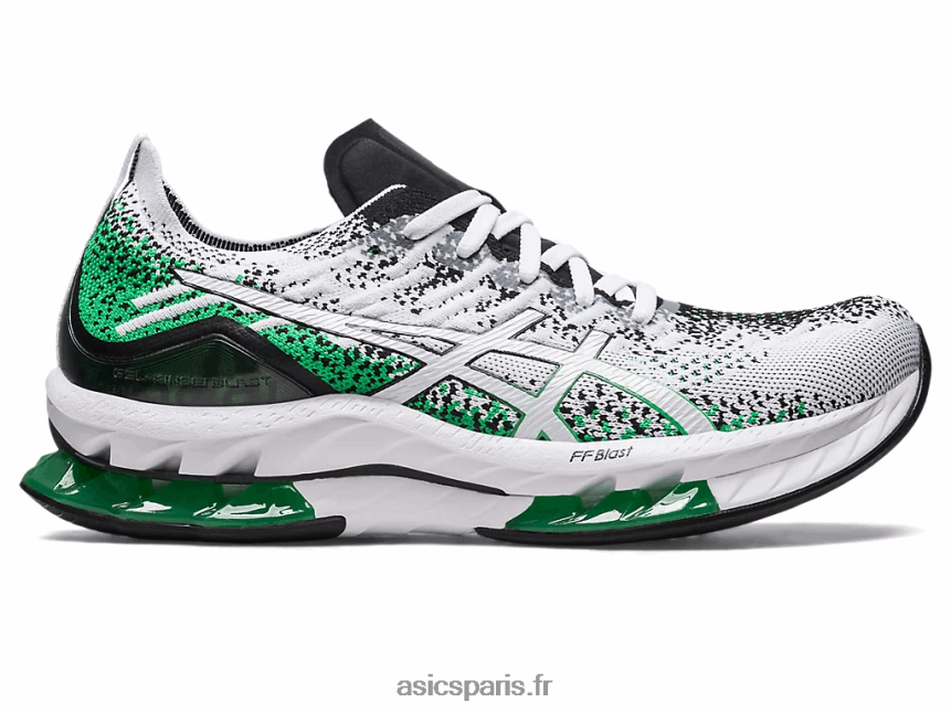 Hommes Asics explosion de gel-kinsei BXL8B2448 blanc/coriandre