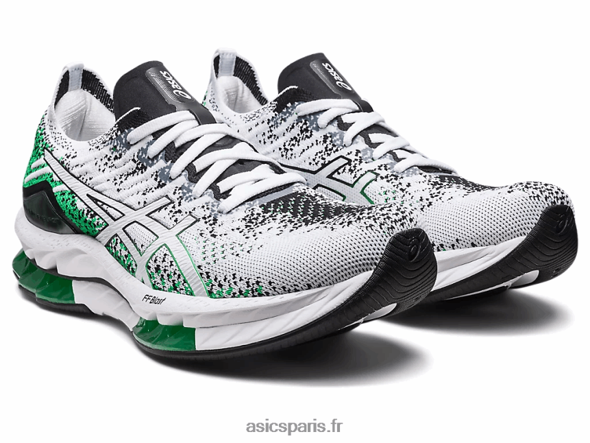 Hommes Asics explosion de gel-kinsei BXL8B2448 blanc/coriandre