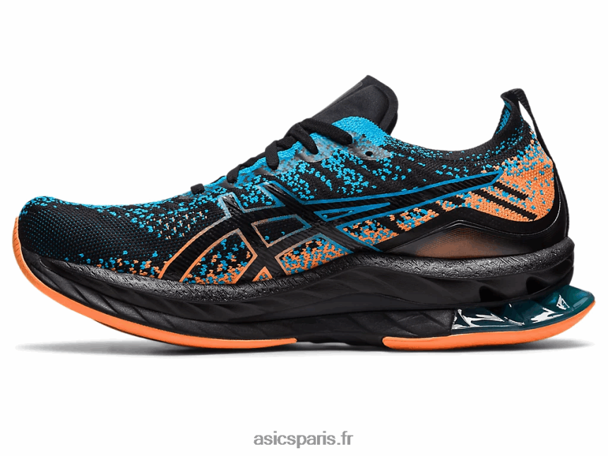 Hommes Asics explosion de gel-kinsei BXL8B2459 noir/bleu île