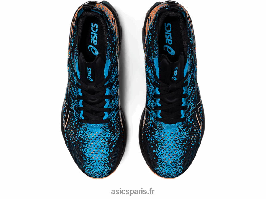 Hommes Asics explosion de gel-kinsei BXL8B2459 noir/bleu île