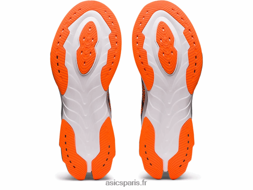 Hommes Asics explosion de gel-kinsei BXL8B2600 plaque de roche/orange choquante