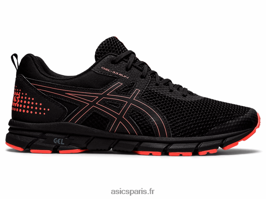 Hommes Asics gel-33 BXL8B2896 noir/corail flash
