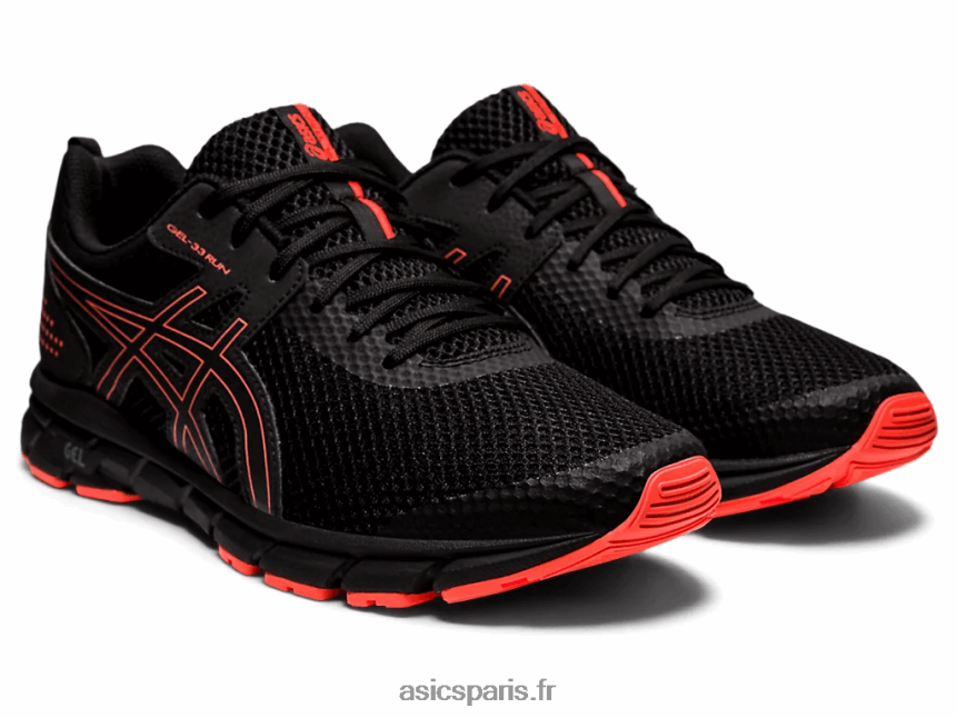 Hommes Asics gel-33 BXL8B2896 noir/corail flash