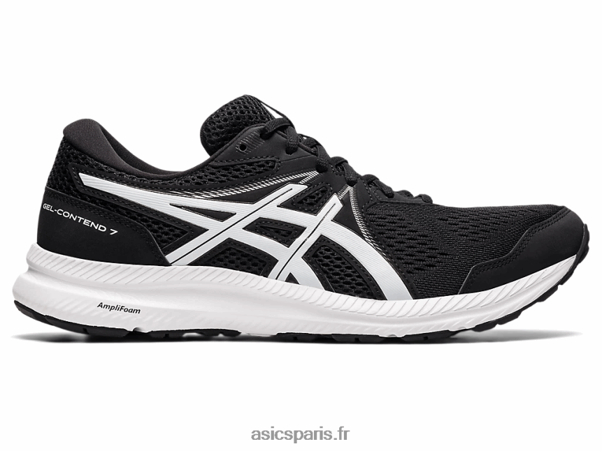 Hommes Asics gel-content 7 BXL8B21950 noir blanc