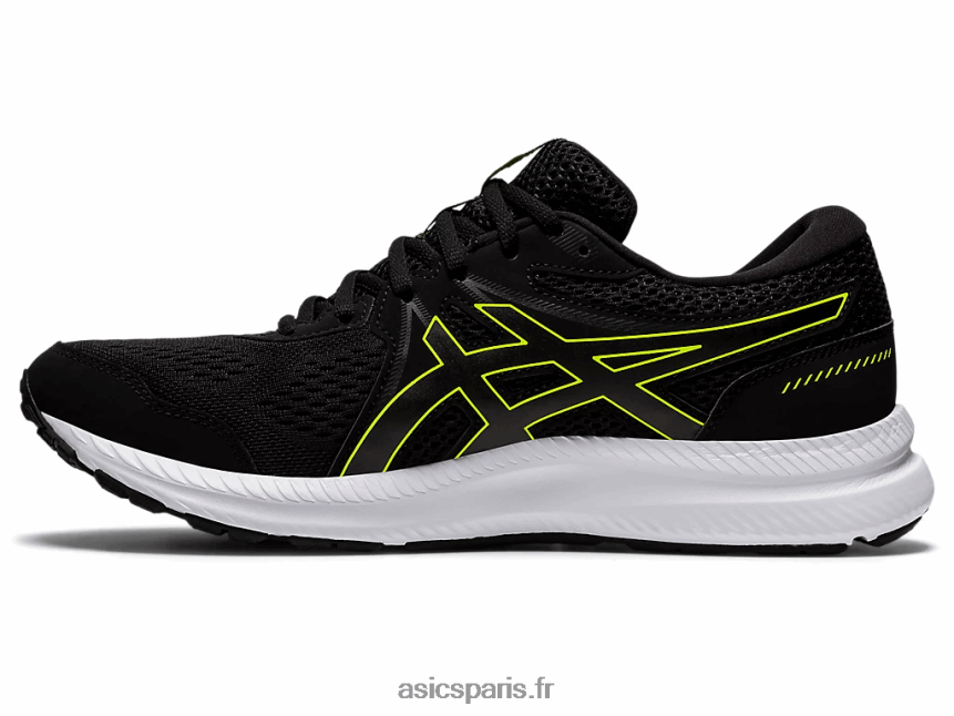 Hommes Asics gel-content 7 extra large BXL8B21951 noir/vert danger