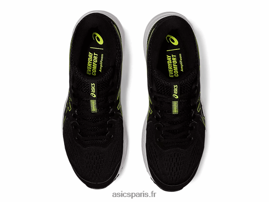 Hommes Asics gel-content 7 extra large BXL8B21951 noir/vert danger