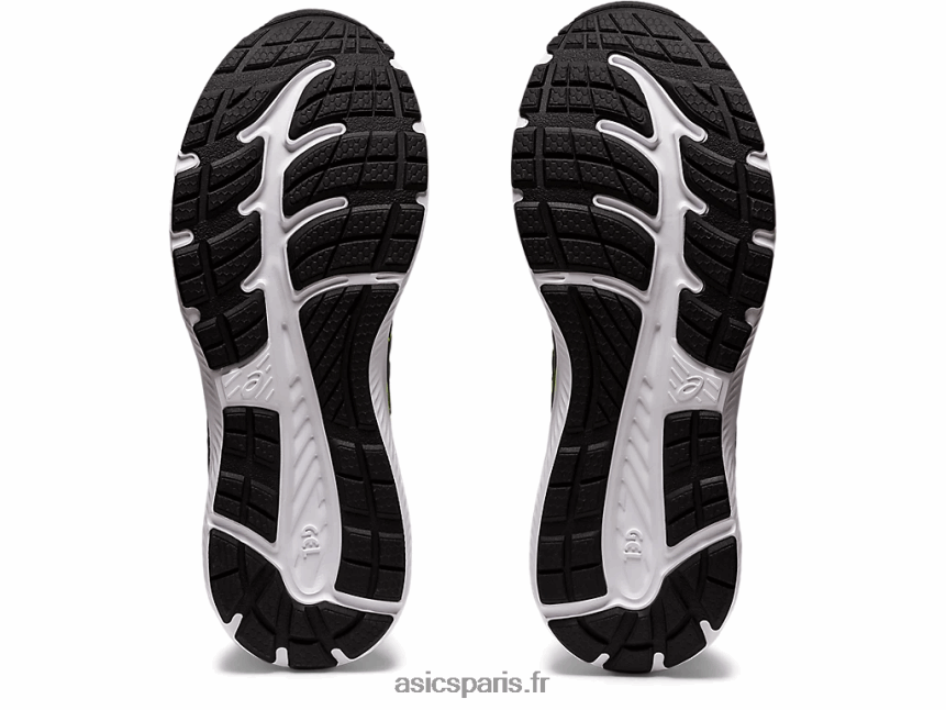 Hommes Asics gel-content 7 extra large BXL8B21951 noir/vert danger