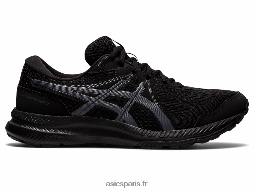 Hommes Asics gel-content 7 extra large BXL8B21960 noir/gris porteur