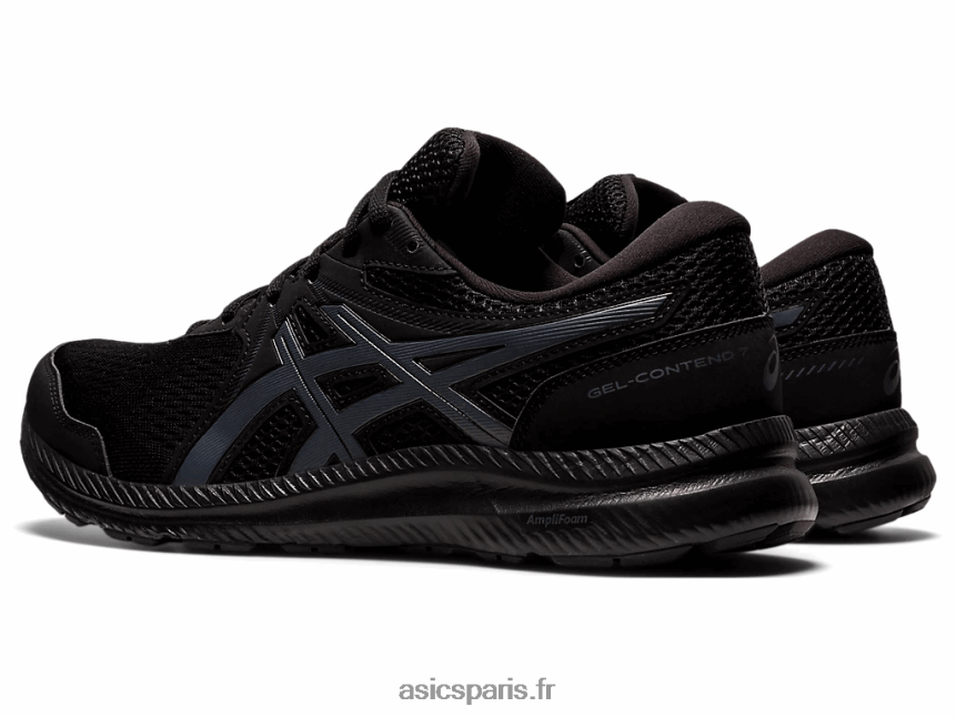 Hommes Asics gel-content 7 extra large BXL8B21960 noir/gris porteur
